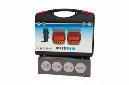 Wireless LED Trailer Signal Light Kit  Rechargeable Magnetic Trailer Lights