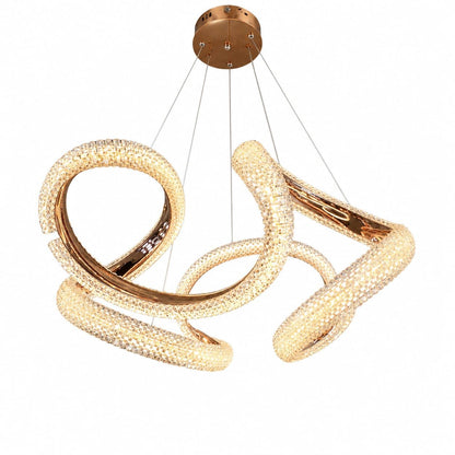 Modern Sculptural LED Chandelier  3 Colour Changing Luxury Ceiling Light (CD423)
