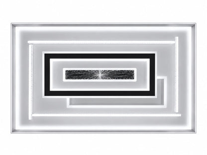 LED Morden Rectangle light , Bedroom Study Living Room Fashion Decoration 3 Color Changing Ceiling Light(warm white ,cool white and day light) HF-A013/1100X720