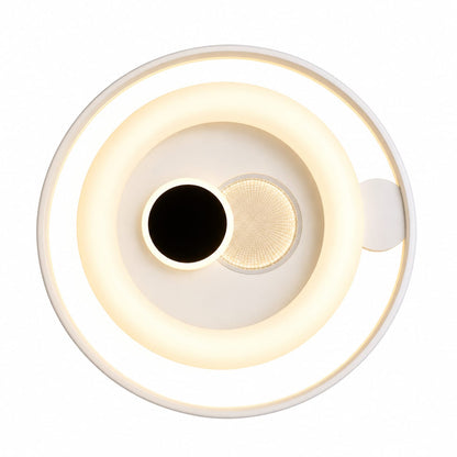 LED Modern Round light , Bedroom Study Living Room Fashion Decoration 3 Color Changing Ceiling Light(warm white ,cool white and day light) F812
