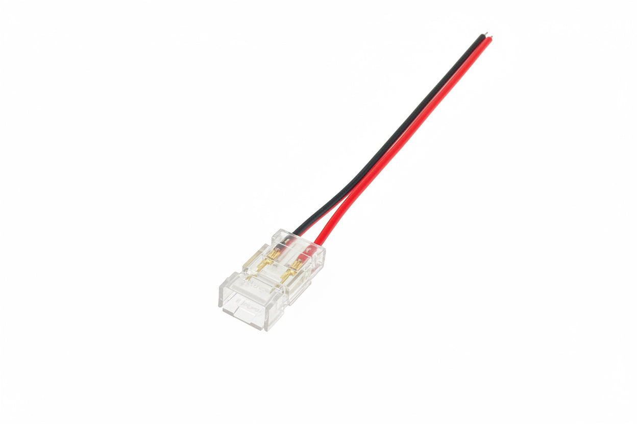 8mm LED Strip Light Power Connector with Wire