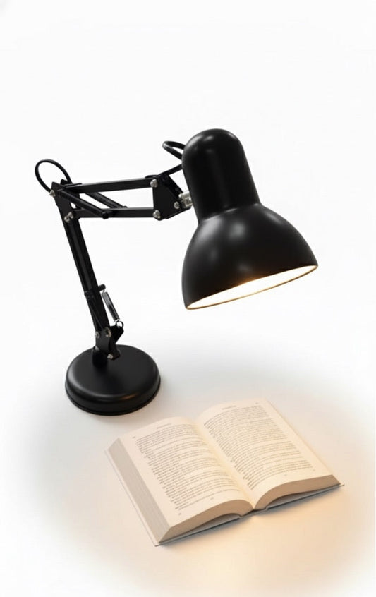 Swing Arm Black Desk Lamp 811 BK  Adjustable Architect Desk Lamp