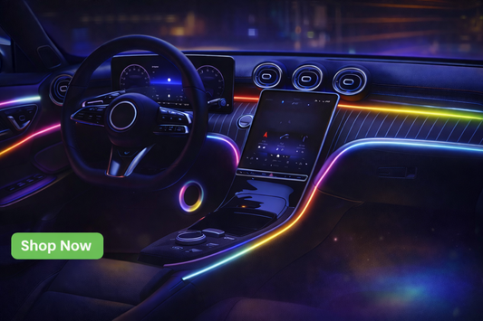 RGB Car Interior LED Ambient Light Kit  Colorful Atmosphere Lighting