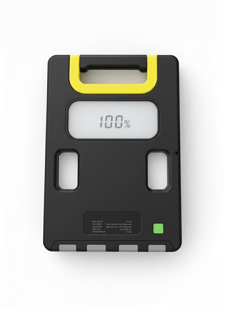 V-1980 Multi-Functional Solar Panel Power Bank with LED Light  6V 8W (5000mAh)