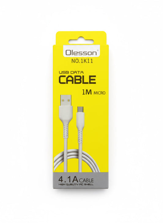 NO.1K11 Micro USB Fast Charging & Data Cable  1 Meter (4.1A)