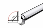 16mm x 16mm Aluminium Corner LED Profile  3 Meter Black Surface Mount Channel