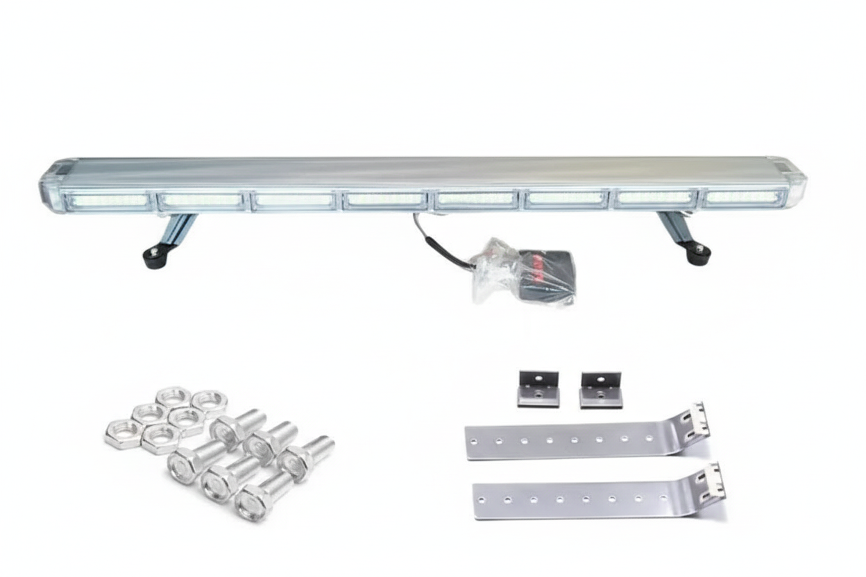 1.2m COB Warning Roof Mount Flashing Bar Light 12v-24v Supply