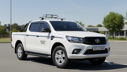 36W LED Magnetic Roof Mount Warning Light  12V/24V White Emergency Strobe (DP-COB)