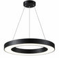 48W Modern LED Ring Pendant Dining Light - Black OF12-04