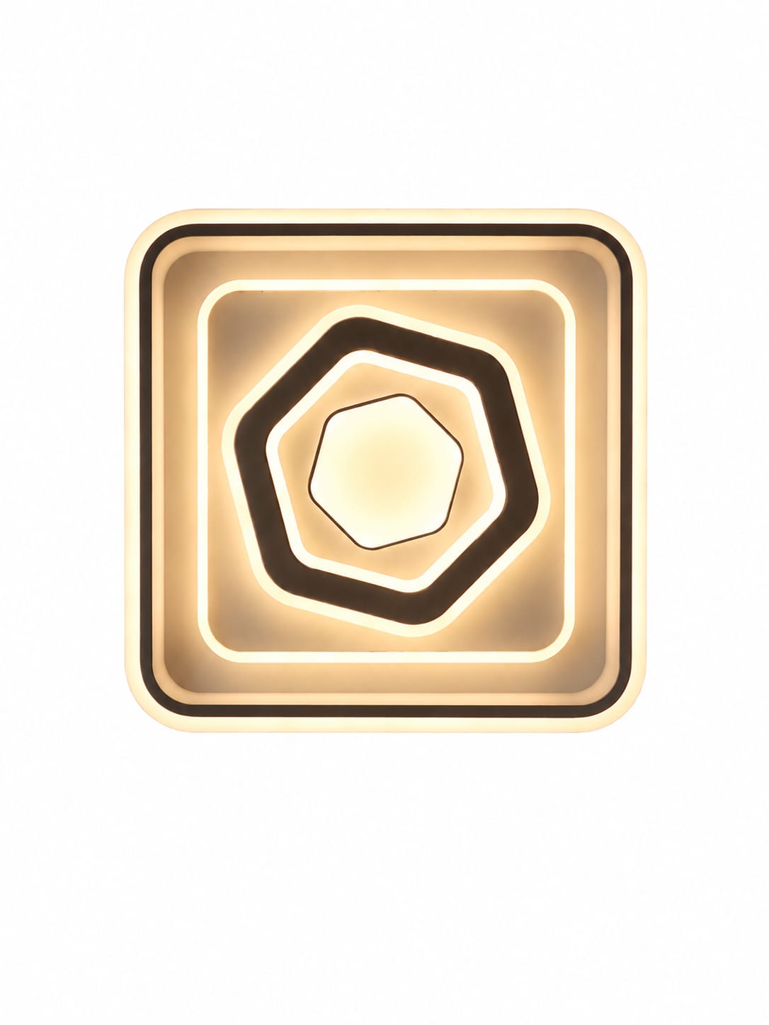 LED Modern Square light , Bedroom Study Living Room Fashion Decoration 3 Color Changing Ceiling Light(warm white ,cool white and day light) BQ-DX065