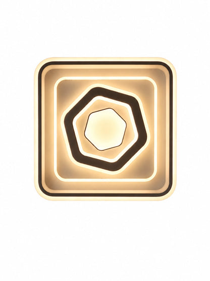 LED Modern Square light , Bedroom Study Living Room Fashion Decoration 3 Color Changing Ceiling Light(warm white ,cool white and day light) BQ-DX065