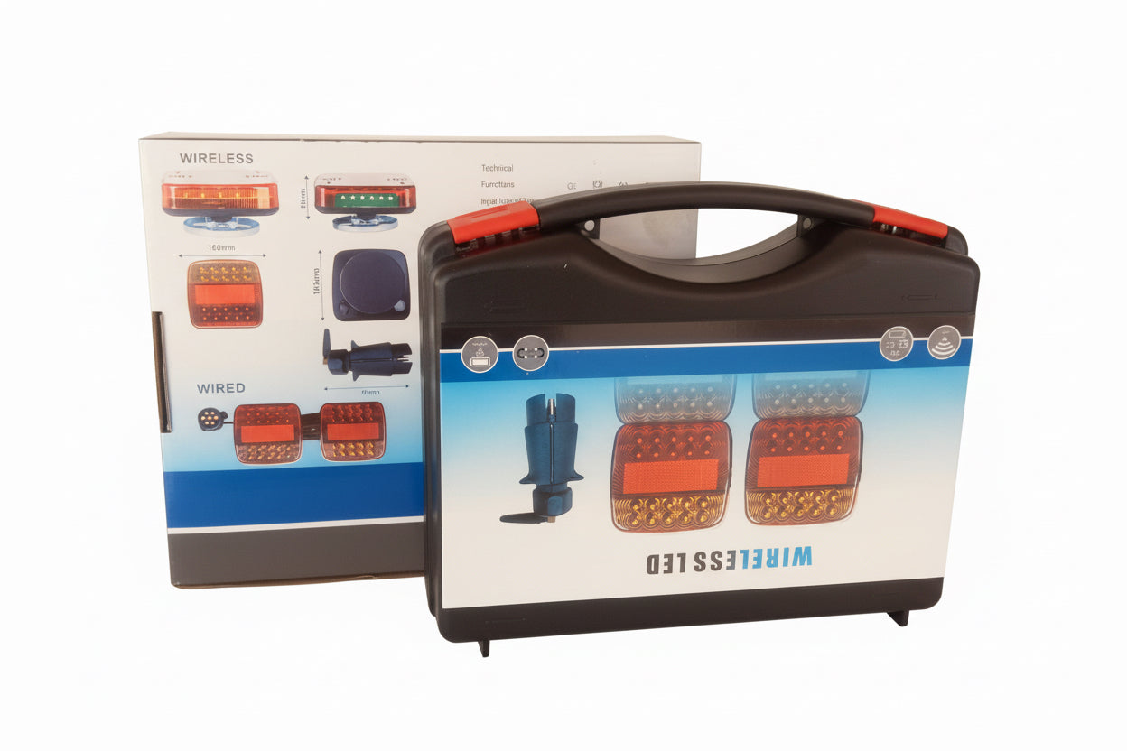 Wireless LED Trailer Signal Light Kit  Rechargeable Magnetic Trailer Lights