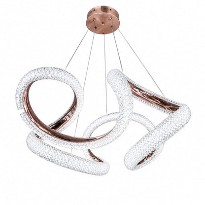 Modern Sculptural LED Chandelier  3 Colour Changing Luxury Ceiling Light (CD423)
