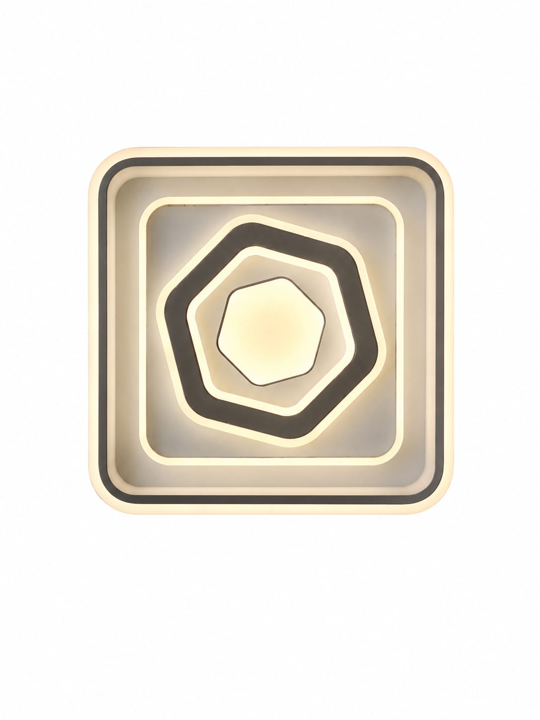 LED Modern Square light , Bedroom Study Living Room Fashion Decoration 3 Color Changing Ceiling Light(warm white ,cool white and day light) BQ-DX065