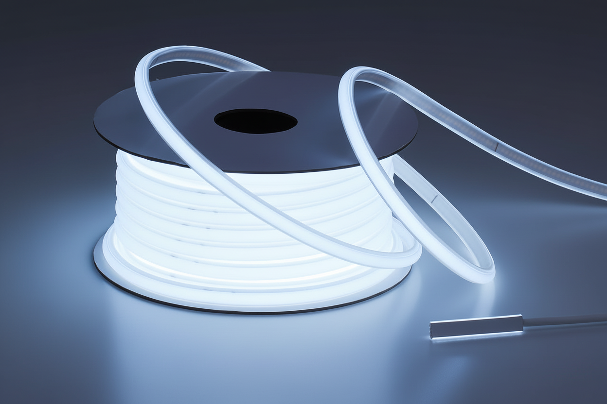 1M 8mm 220V LED COB Strip Light IP65 Waterproof  20W/M (No Transformer Required)