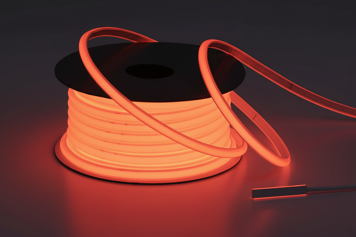 100M 8mm 220V LED COB Strip Light IP65 Waterproof  20W/M (No Transformer Required)