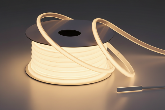 100M 8mm 220V LED COB Strip Light IP65 Waterproof  20W/M (No Transformer Required)