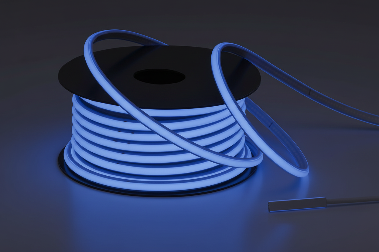 1M 8mm 220V LED COB Strip Light IP65 Waterproof  20W/M (No Transformer Required)