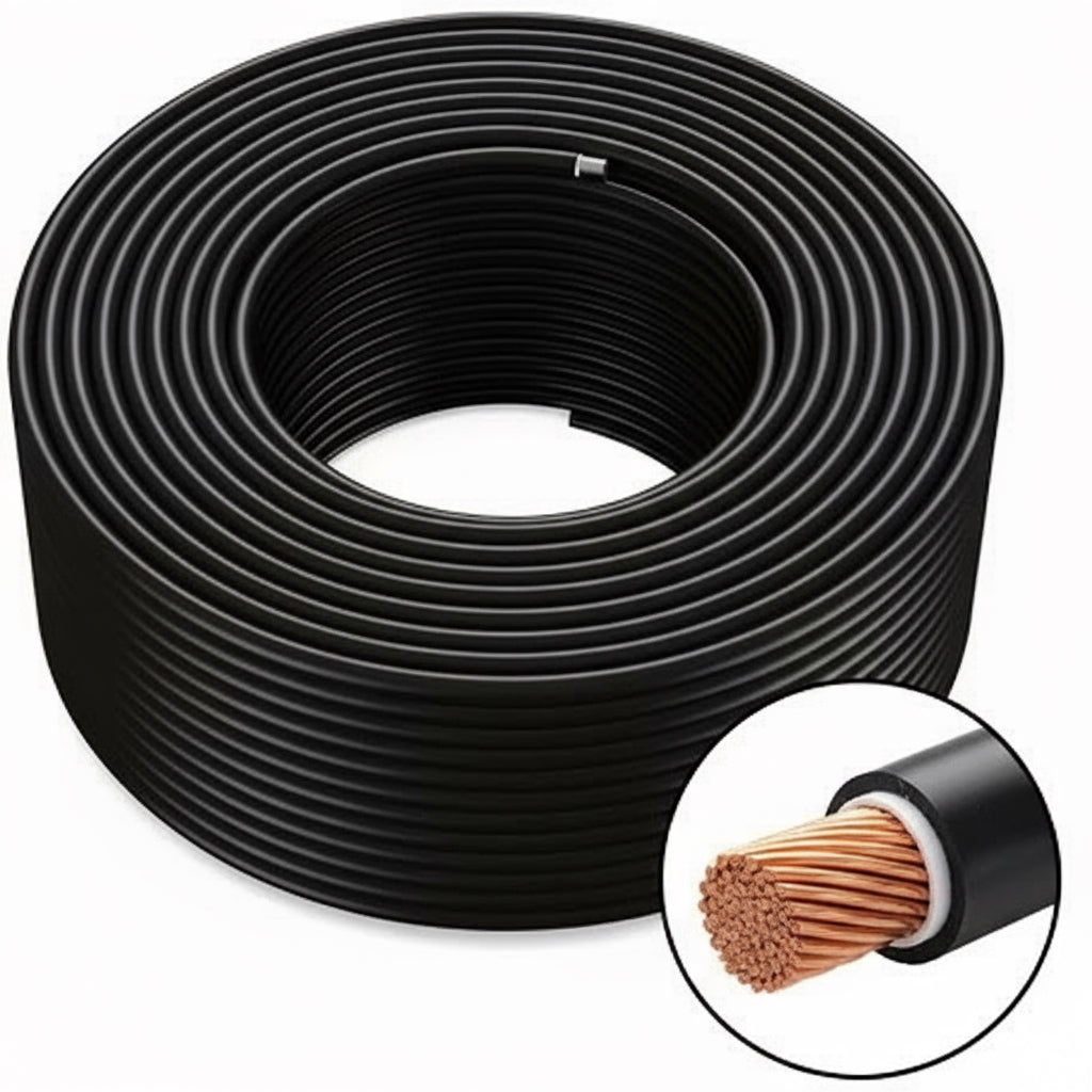 4mm² Black Solar Cable  PV DC Cable (Per 1 Meter)
