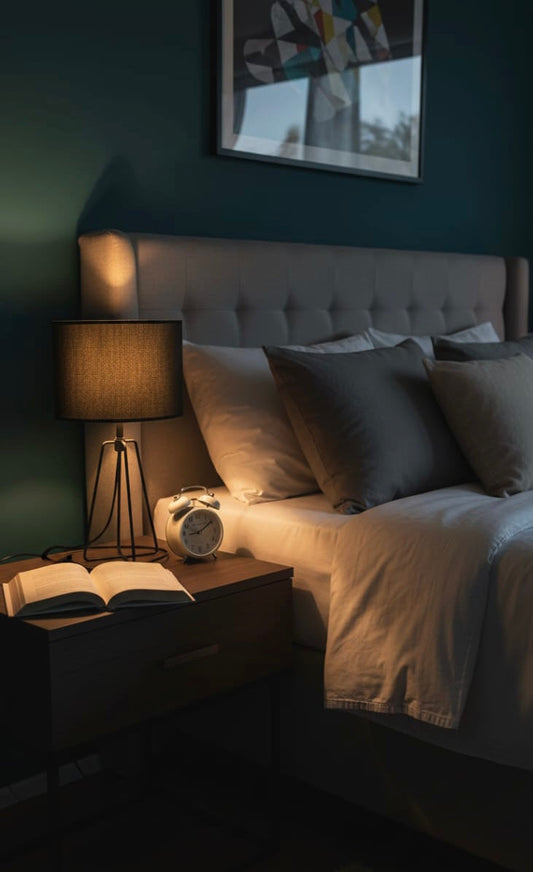Modern Black Desk / Bedside Lamp  HD052