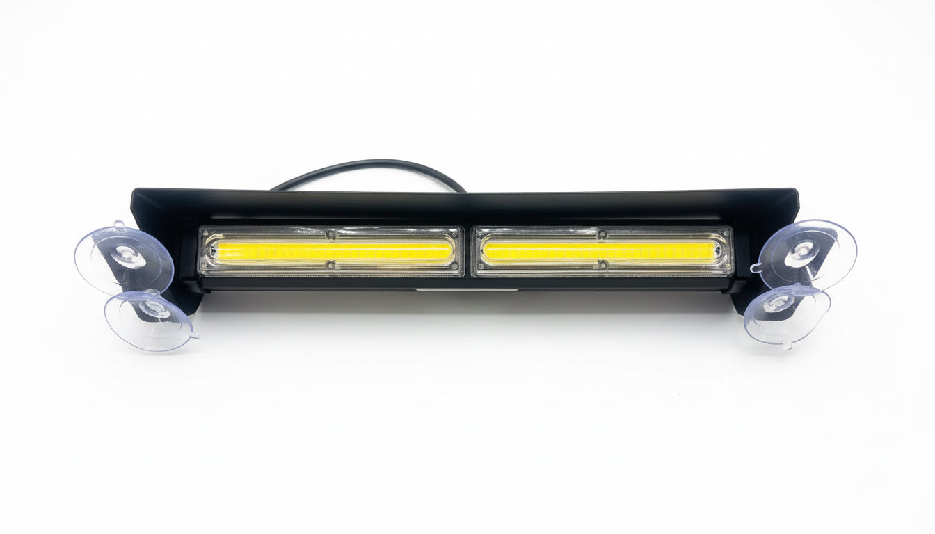 2 LED Dashboard Warning Light  12V/24V Security Car Strobe Light