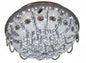 BQ001/600-DIY Glass LED Colour Changing Chandelier with Mp3 (USB) and SD Card slot