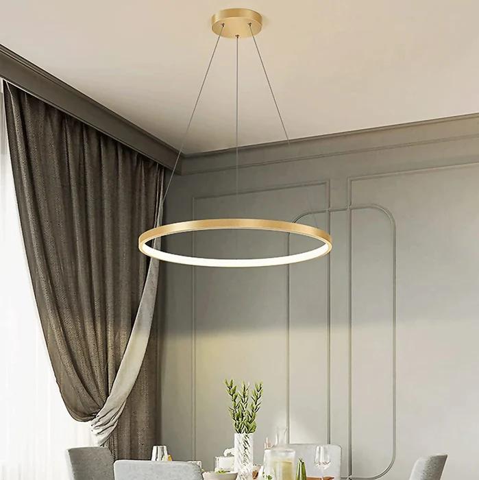 Modern LED Ring Pendant Light  2 Colour Changing Ceiling Light 45W (JMX23327/1PM)