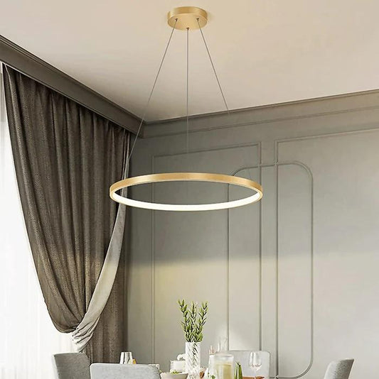 Modern LED Ring Pendant Light  2 Colour Changing Ceiling Light 45W (JMX23327/1PM)