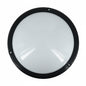 18W Waterproof LED Bulkhead Light  Black Round Outdoor/Bathroom Ceiling Light