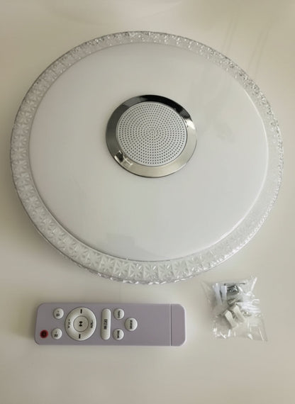 96W Smart LED Ceiling Light with Bluetooth Speaker & Remote  RGB / Dimmable | LYSC-500-96W