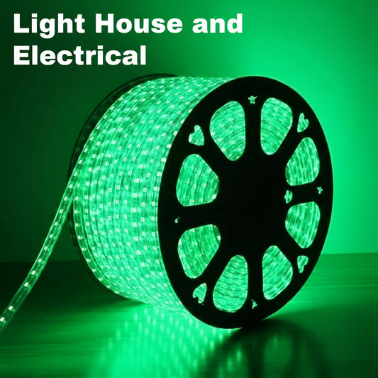 100M 220V Green LED Strip Light indoor/outdoor Waterproof Rope Light
