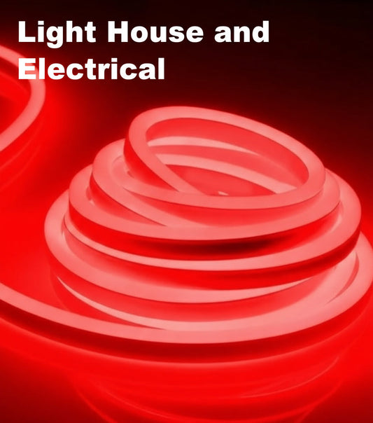 12V Neon LED Rope Light  5m Red (B2)