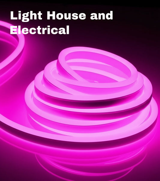 12V Neon LED Rope Light  5m Pink (B2)