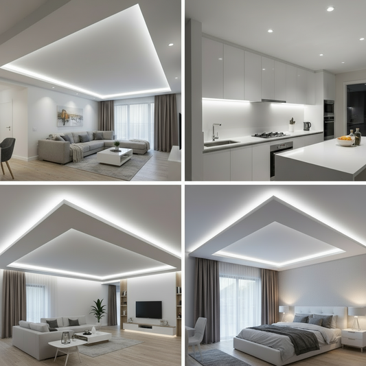 12V COB LED Strip Light  5m Cool White 6500K (8mm, 10W/m, IP20)