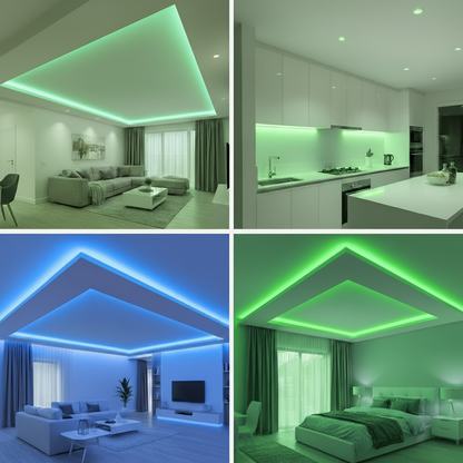 1M-8mm 220v LED COB STRIP LIGHT IP20 20W/M /1M ROLL (no transformer required )Color- Warm White-Cool White-Day Light-Blue