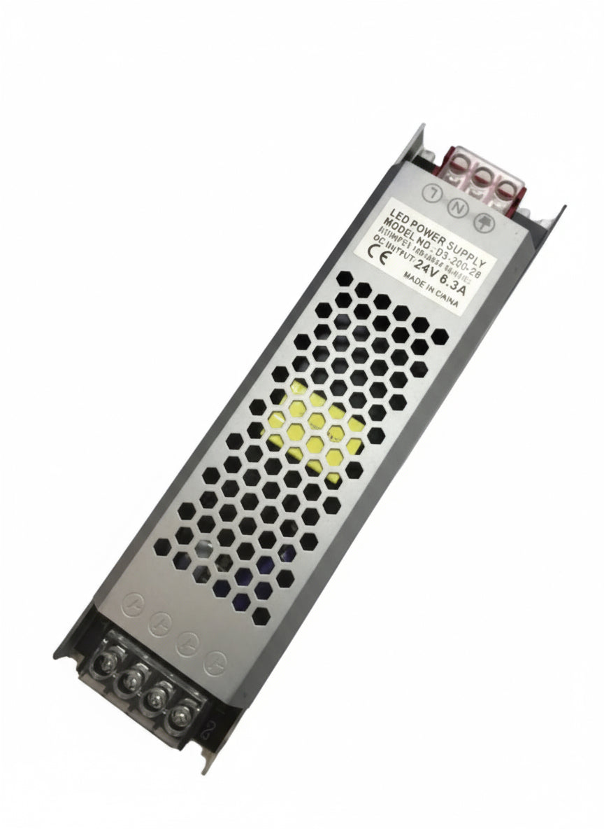 24V 200W 8.3A Slim Cage Power Supply (DS-200-24)
