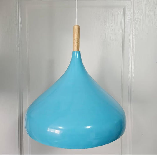 Metal Blue & White Pendant Ceiling Light  6009