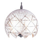 White & Gold Brushed Pendant Ceiling Light  6029
