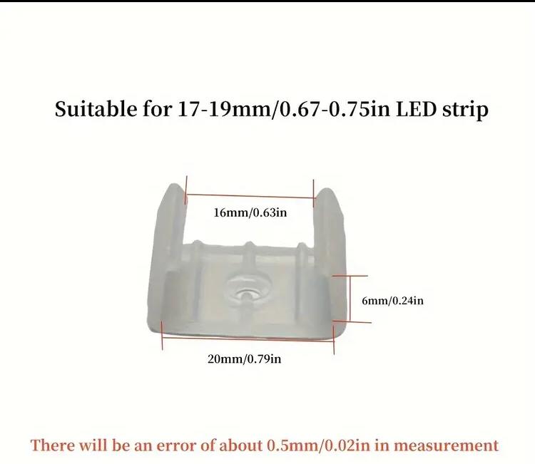 20mm LED Neon Mounting Clip (12x20mm compatible)
