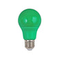 5W LED Colour Bulb E27  Green Light | A60 Decorative Energy Saving Lamp (B5-03)