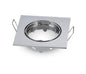 Chrome Square Swivel Downlight 502/CH  Adjustable Spotlight Fitting (GU10/MR16)