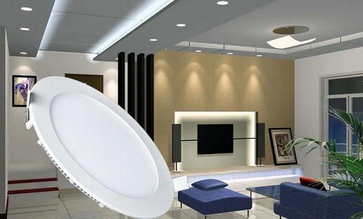9W Slim LED Panel Light  Energy Saving Recessed Ceiling Downlight (Cool White )