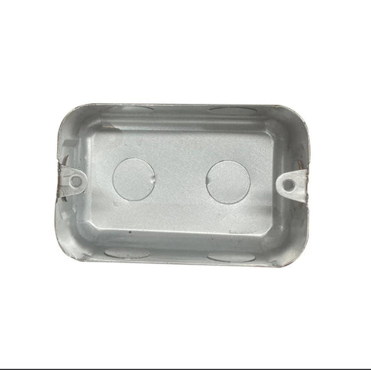 4x2 Galvanized Steel Wall Box  Flush Mount Electrical Box (4X2 W)