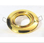 Gold / Yellow Round Recessed Downlight 504/GD  Ceiling Spotlight Fitting (GU10/MR16)