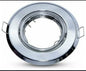 Round Swivel Downlight Fitting  Polished Silver (B1195 CH, GU10 Compatible)