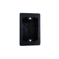 4x2 PVC Surface Mount Box  Black Electrical Pattress Box (WBSF-4X2)