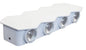 8W LED Up & Down Wall Light  White Die-Cast Aluminum (Natural White) TL-1604-4