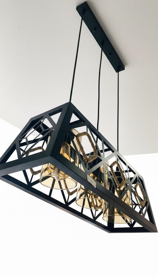Modern industrial pendant ceiling light fixture M216