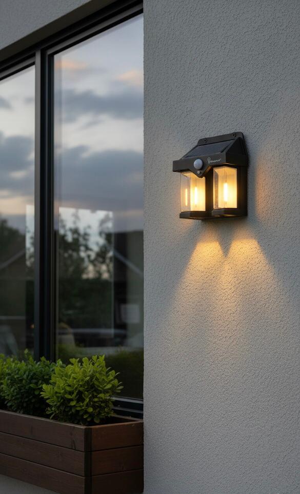 Solar LED Wall Light with Motion Sensor  Model LZ-833