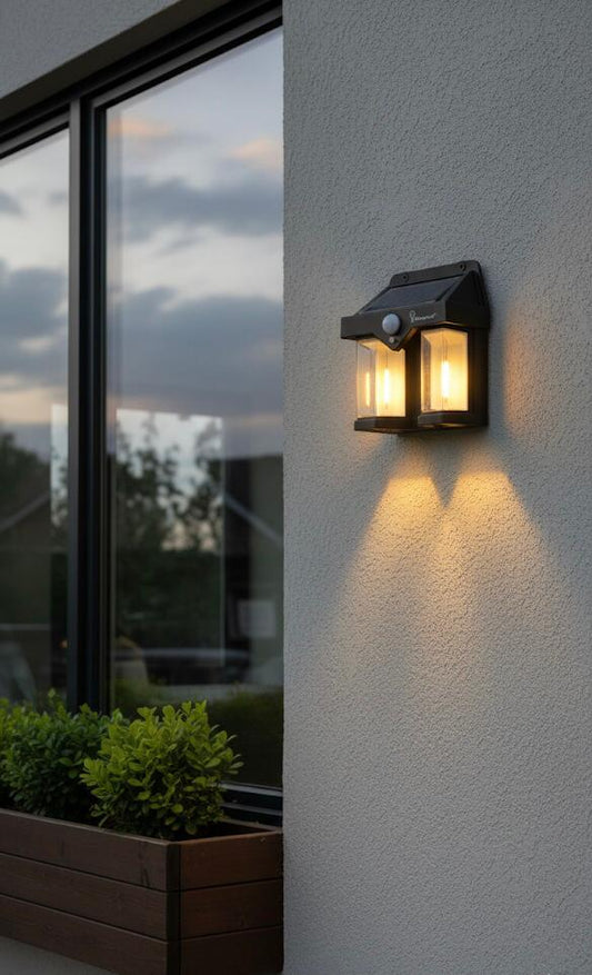 Solar LED Wall Light with Motion Sensor  Model LZ-833